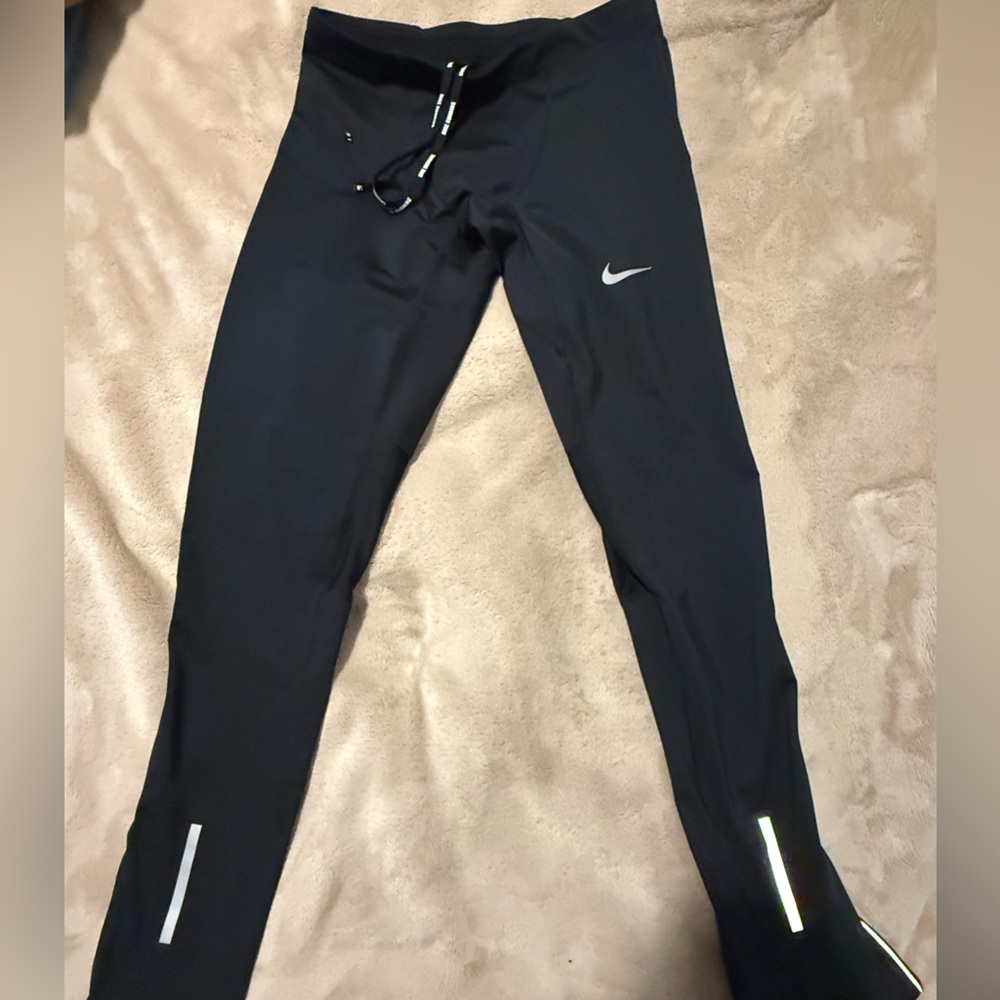 Nike Black Joggers with Reflective Accents